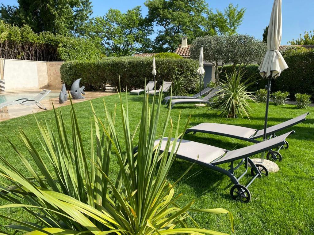 Mas Beau Soleil & Spa Cottages De Charme Avec Jacuzzi&Jardin Prives Saint-Remy-de-Provence Bagian luar foto